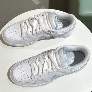 Gray women's Nike dunk low casual sneakers